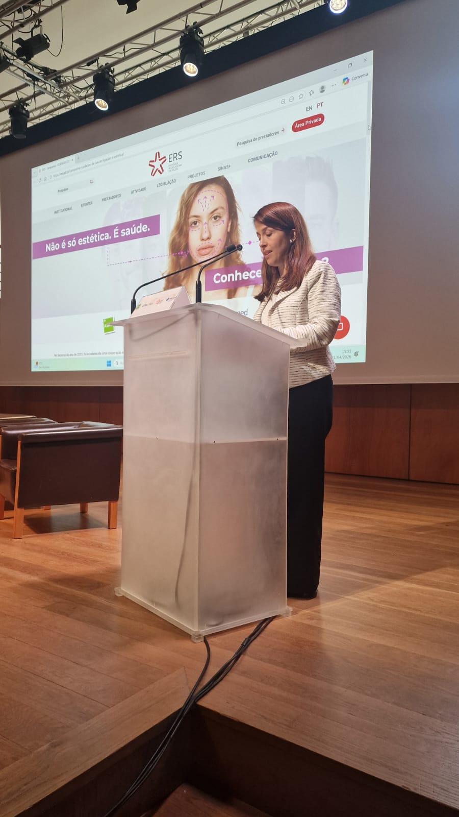 Lançamento da campanha "Não é só estética. É saúde."